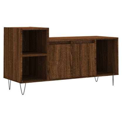 TV cabinet oak brown plywood 100x35x55 cm