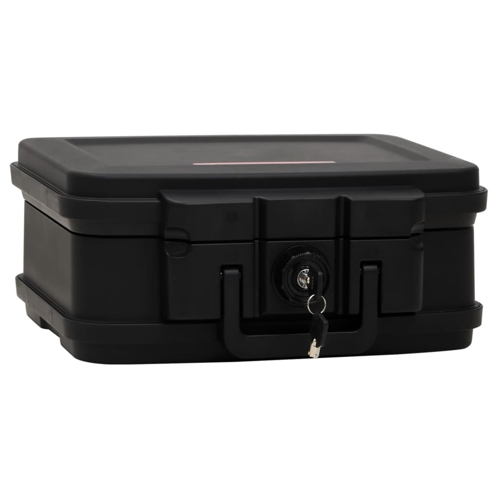 Caja fuerte negra impermeable ignífuga