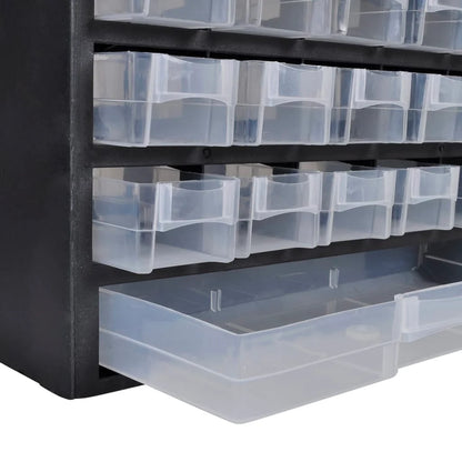 Tool storage cabinet 41 plastic drawers 2 units