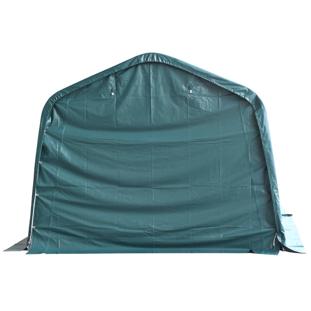 Detachable livestock tent PVC dark green 550g/m² 3.3x16 m