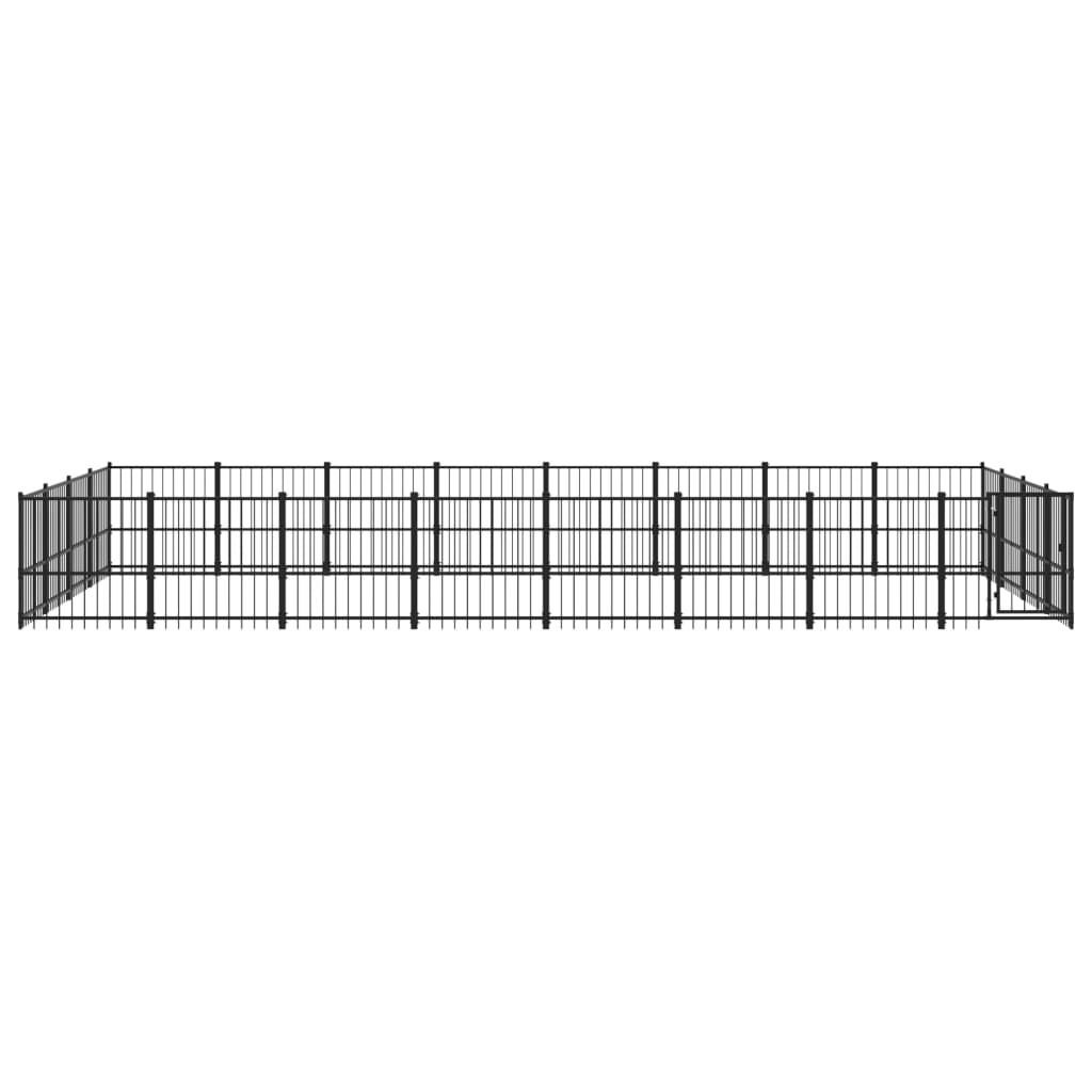 Outdoor steel kennel 30.11 m²