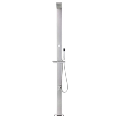 Stainless steel garden shower 220 cm 