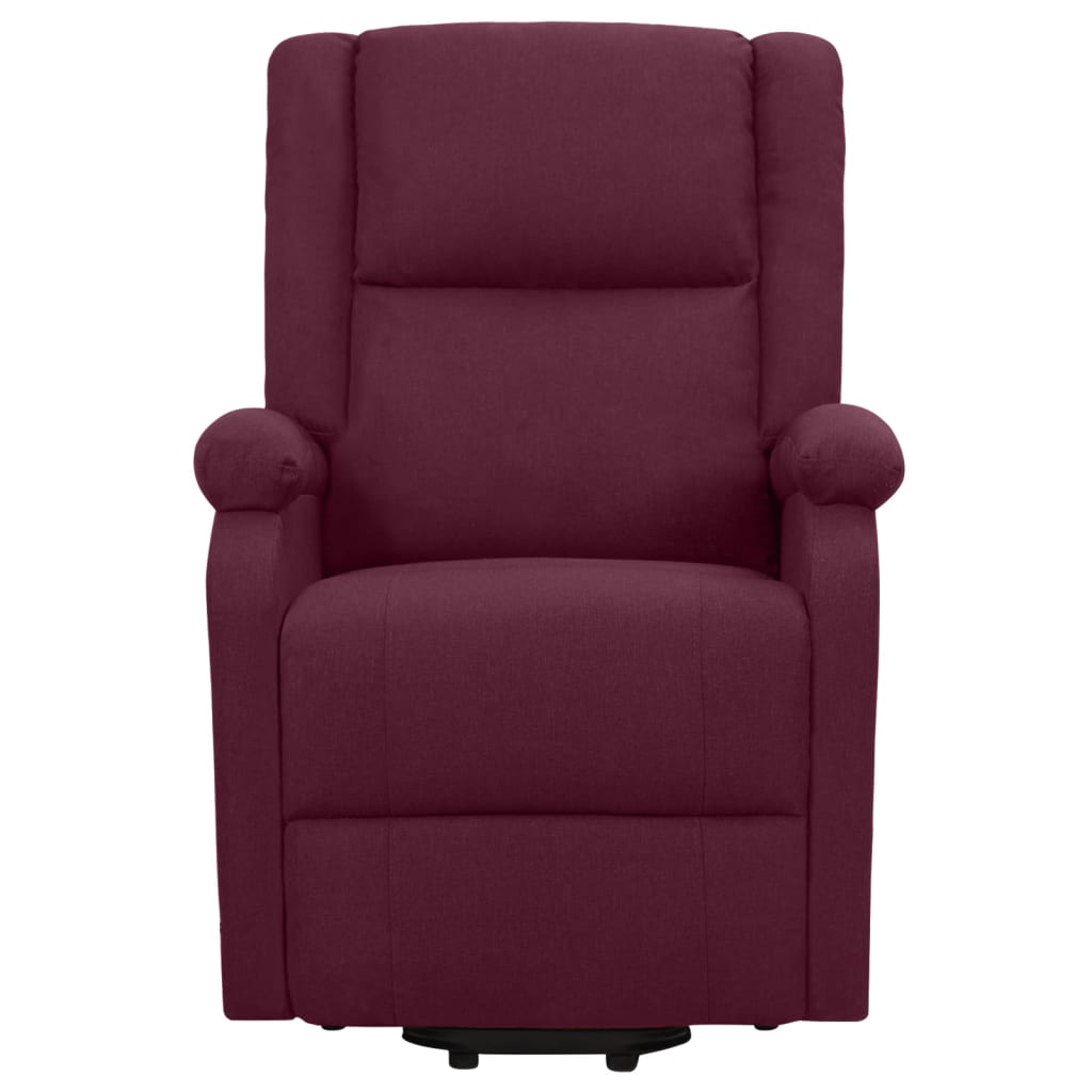 Sillón de masaje eléctrico tela morado