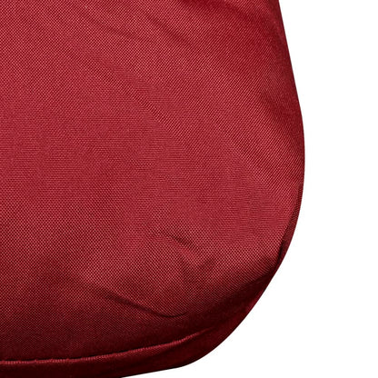 Wine red upholstered back cushion 120x40x10 cm