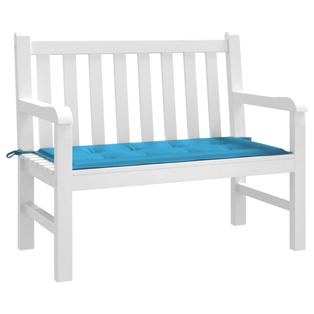 Garden bench cushion Oxford fabric blue 100x50x3 cm