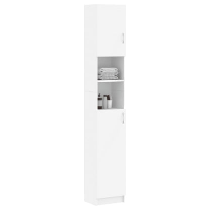 Bathroom cabinet plywood 32x25.5x190 cm