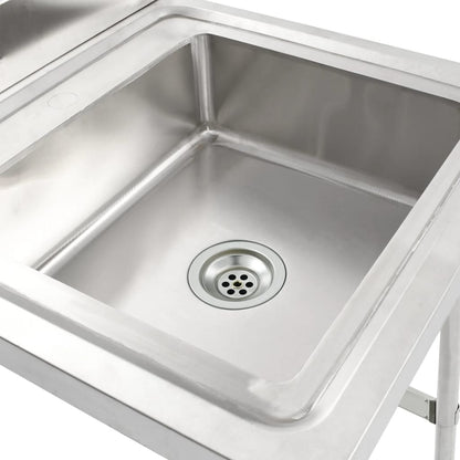 Single bowl stainless steel kitchen sink 