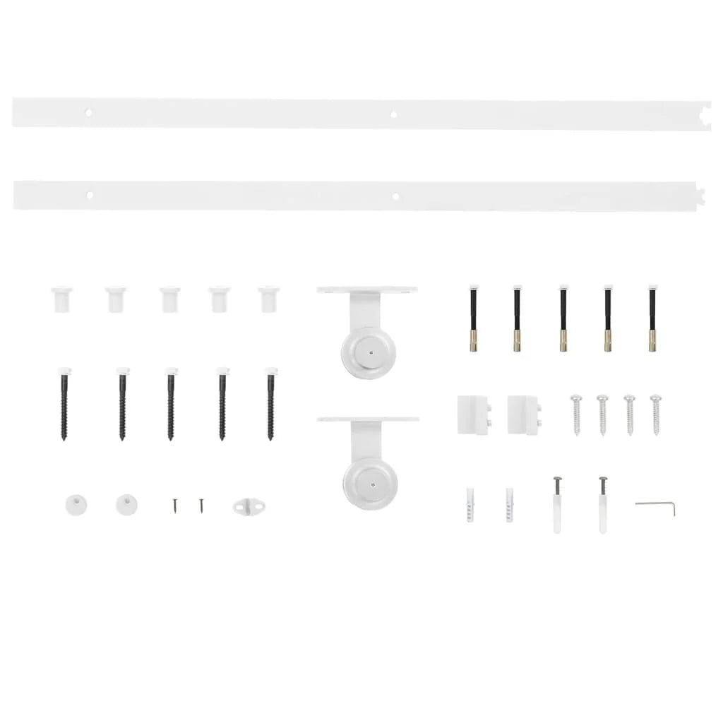 SKIEN steel sliding door hardware kit, various sizes 