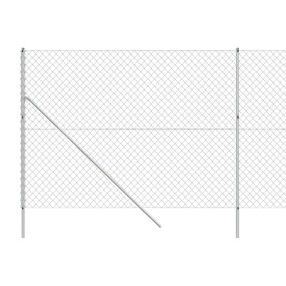 Silver wire fence 2.2x10 m