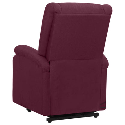 Sillón de masaje eléctrico tela morado