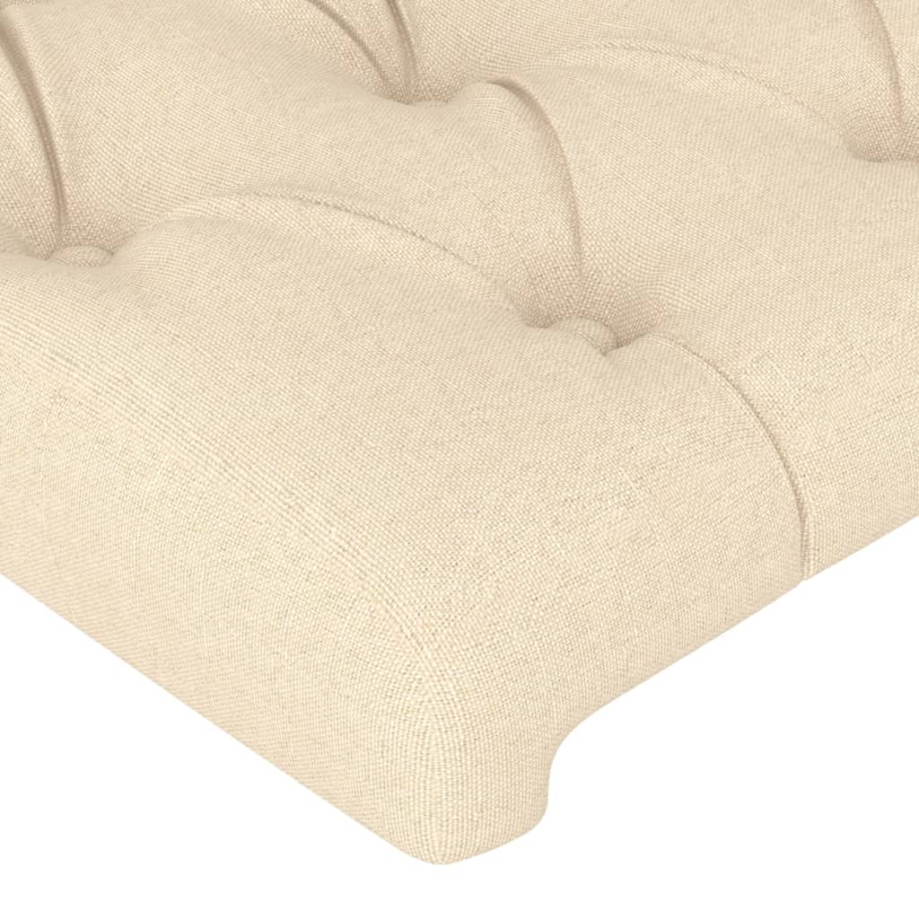 Cream fabric headboard 80x7x78/88 cm