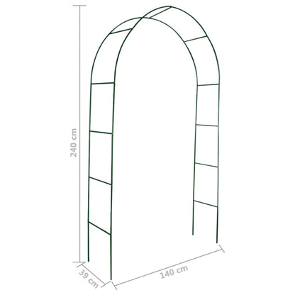 Garden arches 2 pieces for climbing plants 