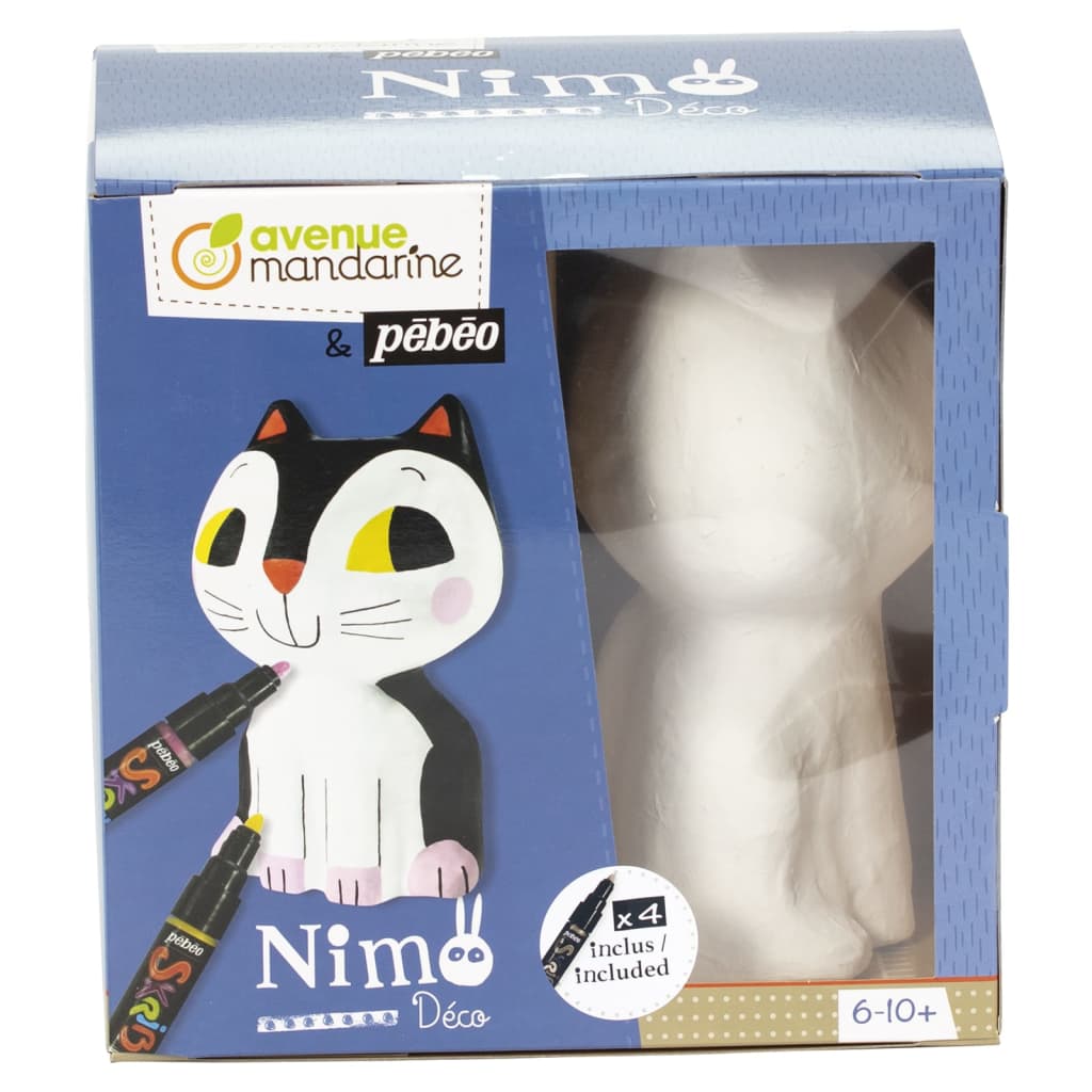 Avenue Mandarine Nimo Deco Victor the Cat Drawing Set