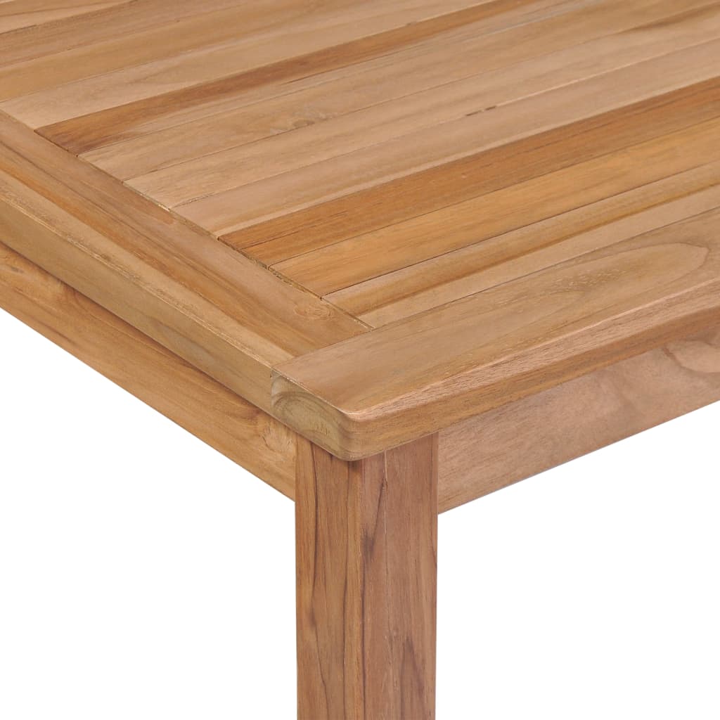 Solid teak garden table 