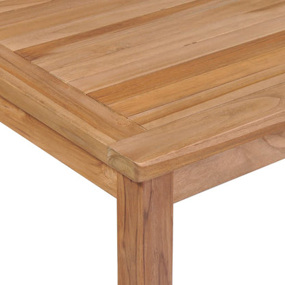 Solid teak garden table 