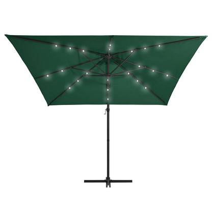 Cantilever parasol with LED lights 250x250 cm various finishes 