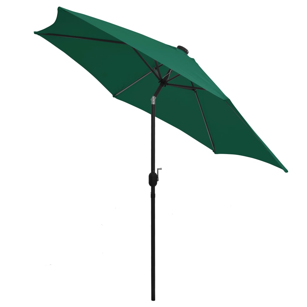 Umbrella with LED lights and 300 cm aluminium pole 