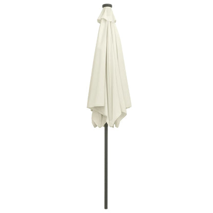 Umbrella with LED lights and 300 cm aluminium pole 