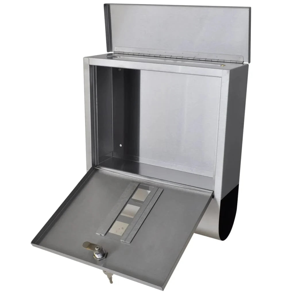 Mailbox with stainless steel stand