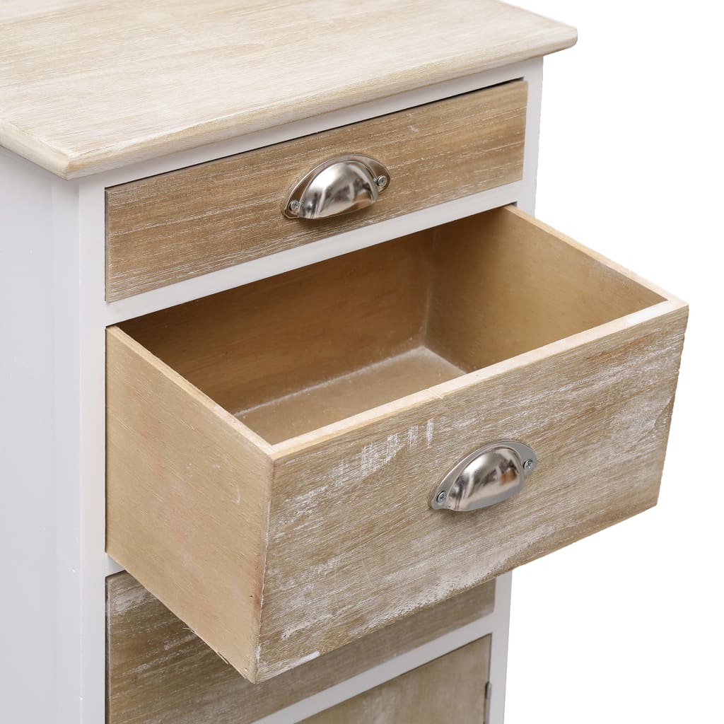 Paulownia wood auxiliary cabinet 38x28x86 cm