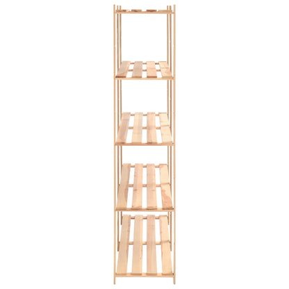 5-level shelving unit, 10 units, solid pine wood, 500 kg