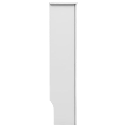 Radiator covers 2 units white MDF 172x19x81.5 cm