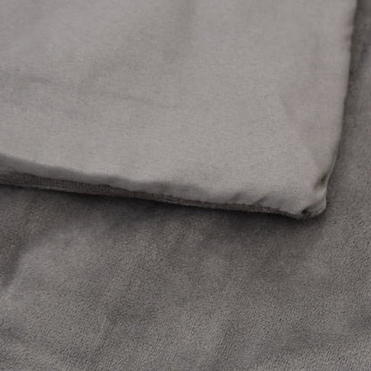 Weighted blanket with grey fabric cover 137x200 cm 6 kg