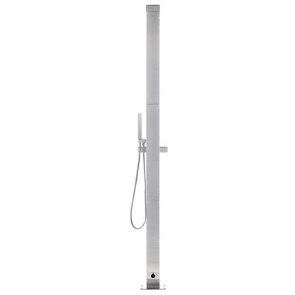 Stainless steel garden shower 220 cm 