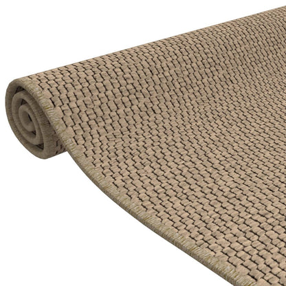 Hallway rug in sand-coloured sisal look 80x150 cm