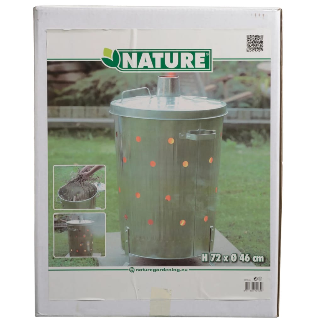 Nature Galvanized Steel Garden Incinerator 