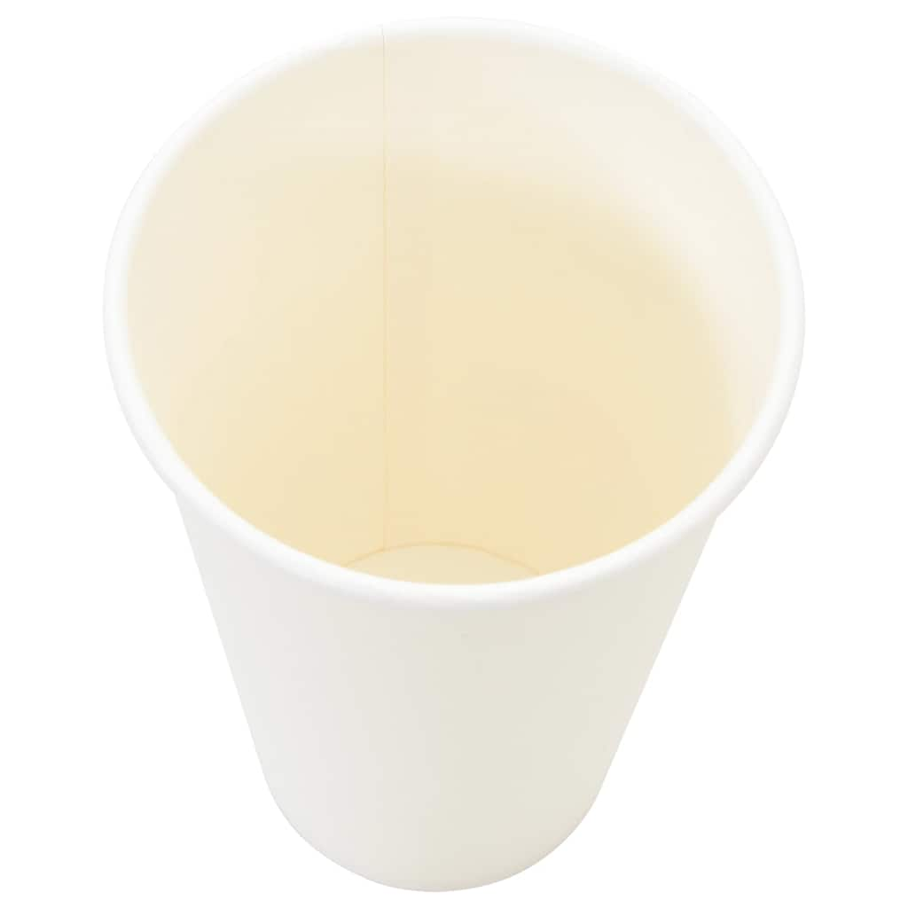 Tazas de café de papel 1000 uds 100-200-300-400ml blanco marrón