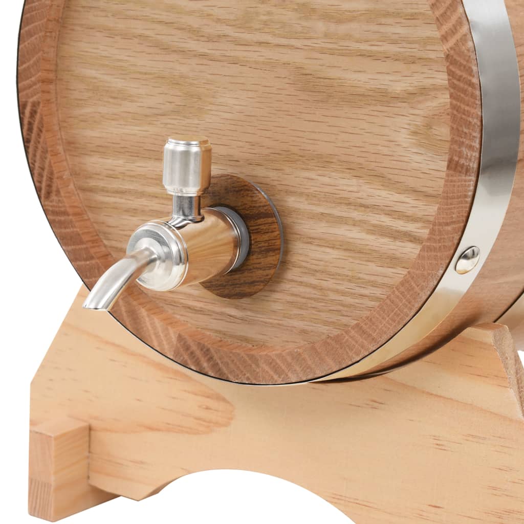 Barril de vino con grifo madera roble o pino macizo 6 L