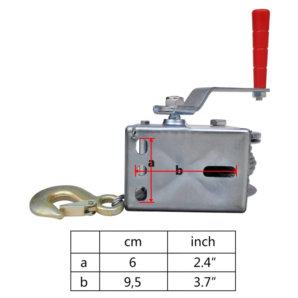 Cabrestante manual 360/540/1130/1360 kg