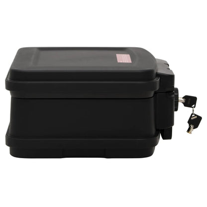 Caja fuerte negra impermeable ignífuga