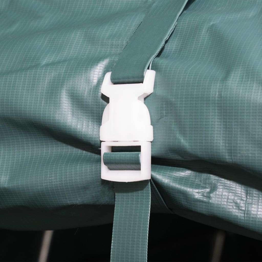 Detachable livestock tent PVC dark green 550g/m² 3.3x16 m