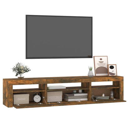 Mueble de TV con luces LED  195x35x40 cm