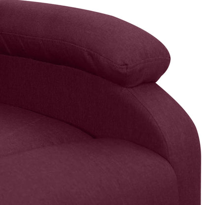 Sillón de masaje eléctrico tela morado