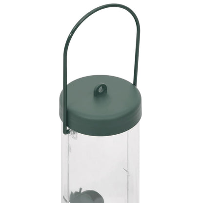 Bird feeders 3 pcs dark green 17x17x32 cm