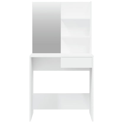 vidaXL Dressing Table with Mirror 74.5x40x141 cm 