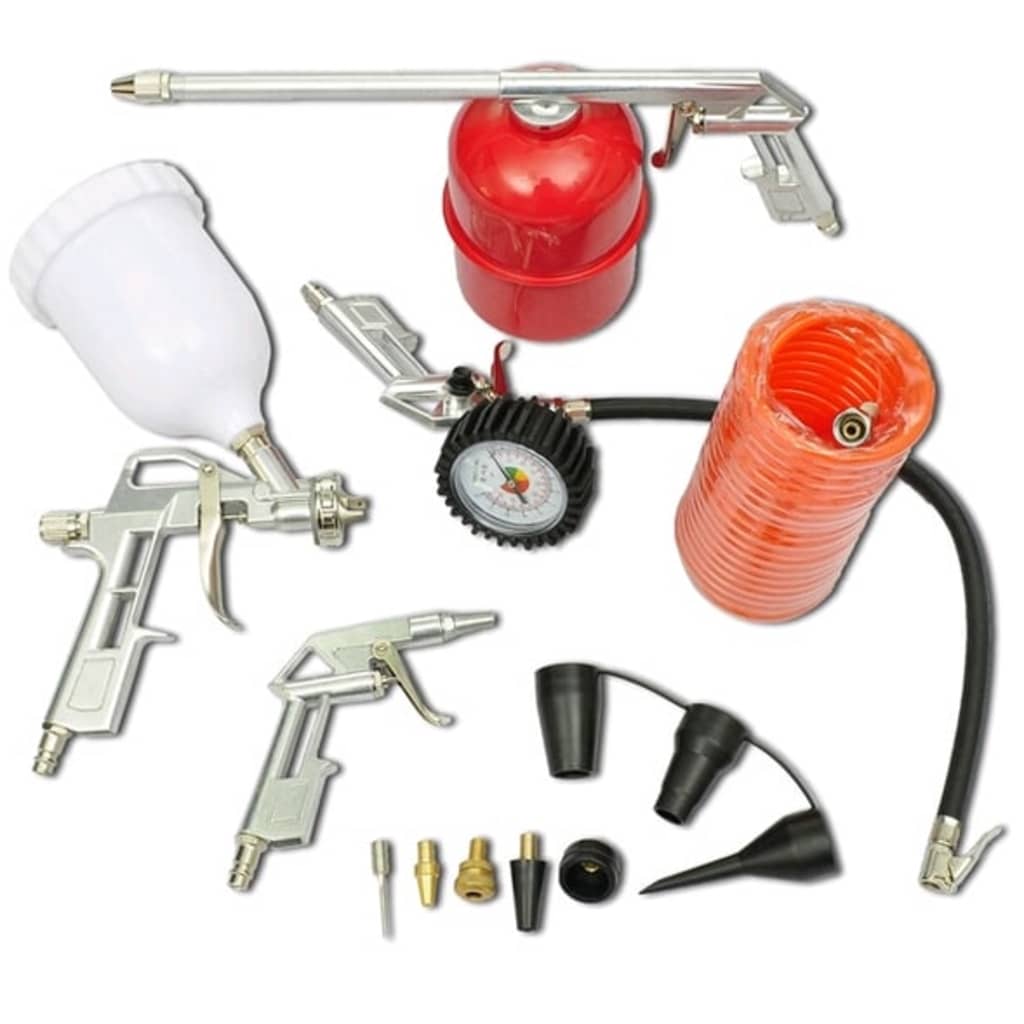 Pneumatic spray paint gun for compressor