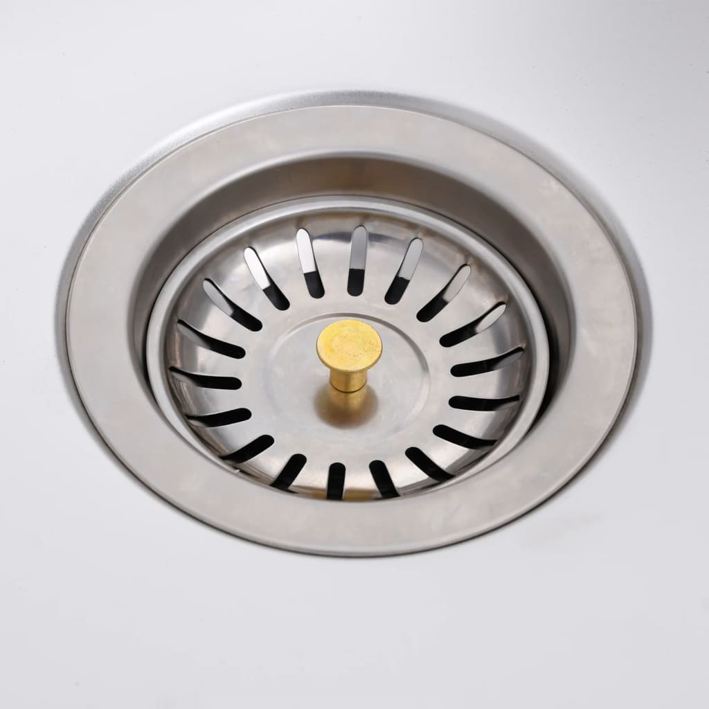 Single bowl stainless steel camping sink 