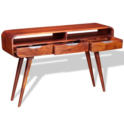 Mesa consola de madera maciza de sheesham 120x30x75 cm