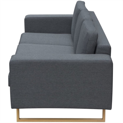 Dark grey 2 and 3 seater sofa set