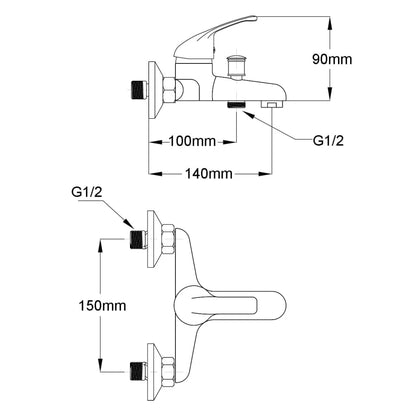 Mixer taps 2 units 