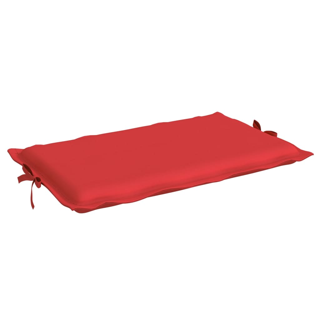 Oxford fabric sun lounger cushion red 186x58x3 cm