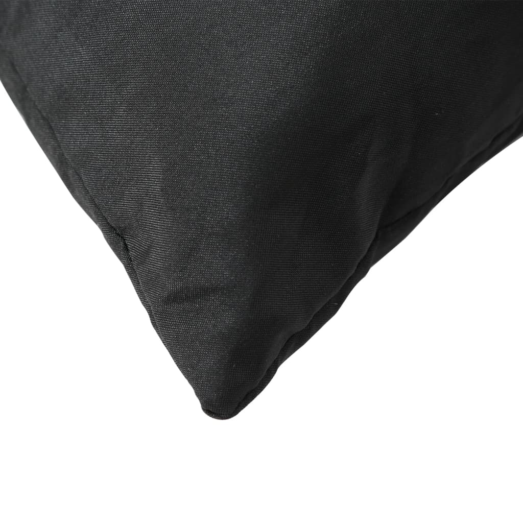 Pallet cushions 3 units Oxford fabric black