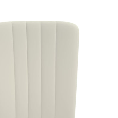 Dining room chairs 2 units cream velvet