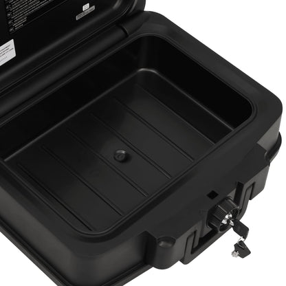 Caja fuerte negra impermeable ignífuga