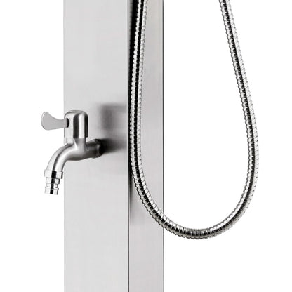 Stainless steel garden shower 220 cm 