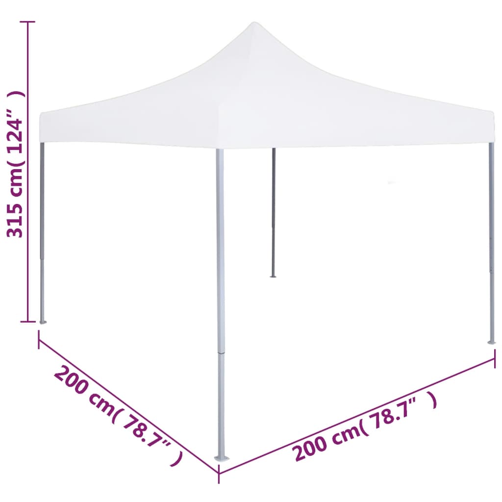 Professional folding tent 2x2 m 